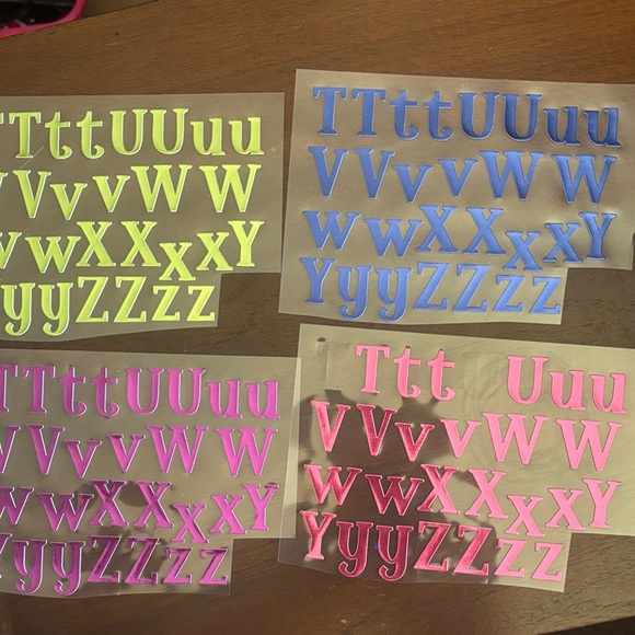 Colorful Alphabet Sticker Set - Picture 3 of 13